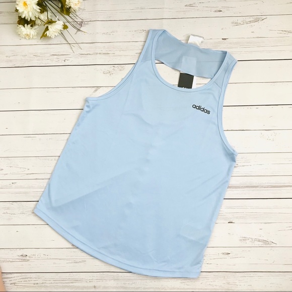 Light Blue Active Workout Tank Top 